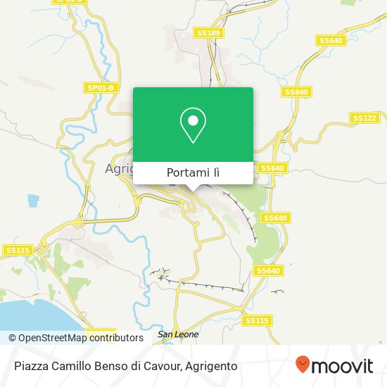 Mappa Piazza Camillo Benso di Cavour