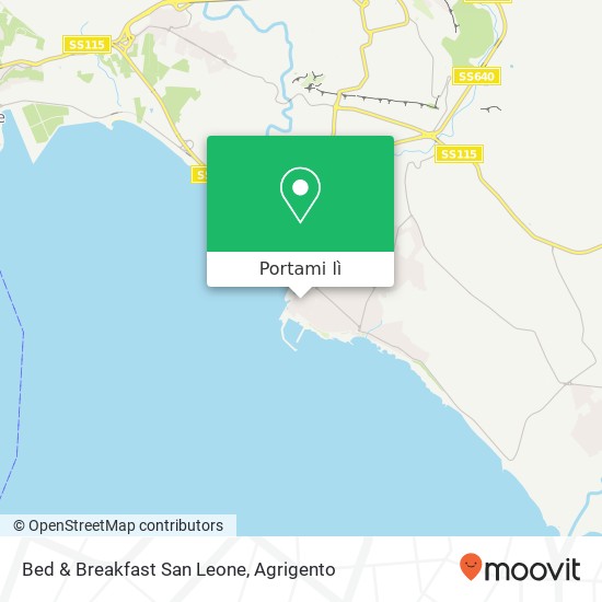 Mappa Bed & Breakfast San Leone