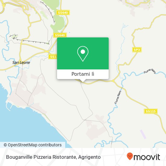 Mappa Bouganville Pizzeria Ristorante