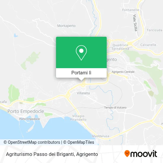 Mappa Agriturismo Passo dei Briganti