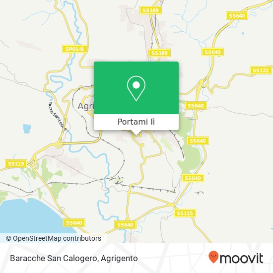 Mappa Baracche San Calogero