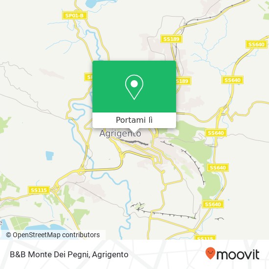 Mappa B&B Monte Dei Pegni