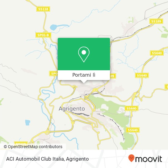 Mappa ACI Automobil Club Italia