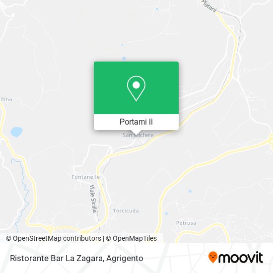 Mappa Ristorante Bar La Zagara