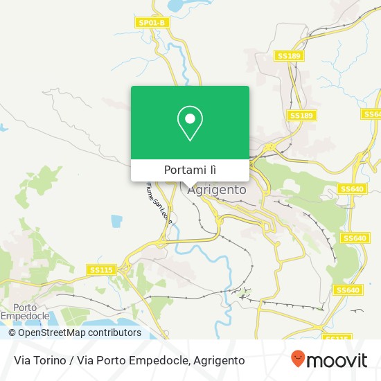 Mappa Via Torino / Via Porto Empedocle