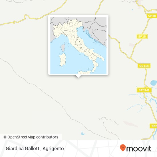 Mappa Giardina Gallotti