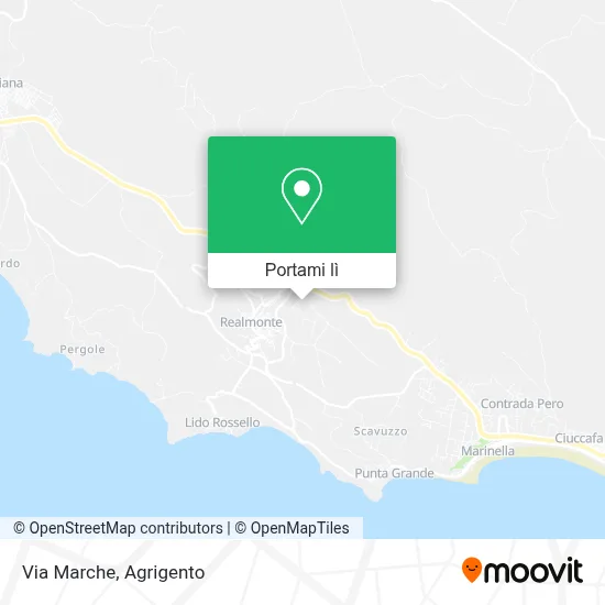 Mappa Via Marche