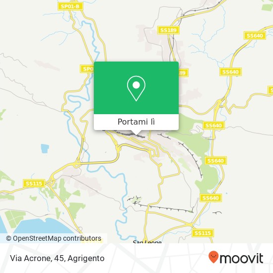Mappa Via Acrone, 45