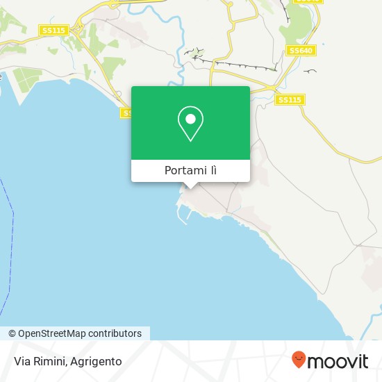 Mappa Via Rimini