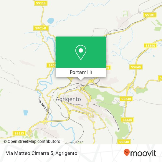 Mappa Via Matteo Cimarra 5