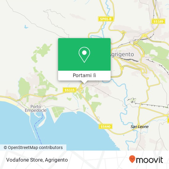 Mappa Vodafone Store
