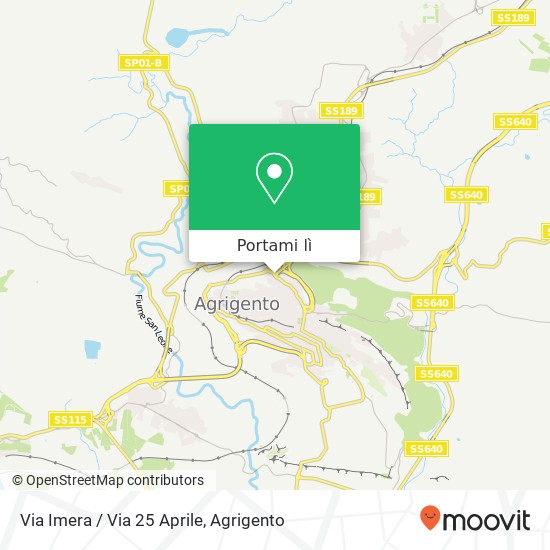 Mappa Via Imera / Via 25 Aprile