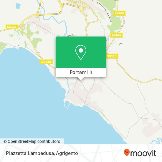 Mappa Piazzetta Lampedusa