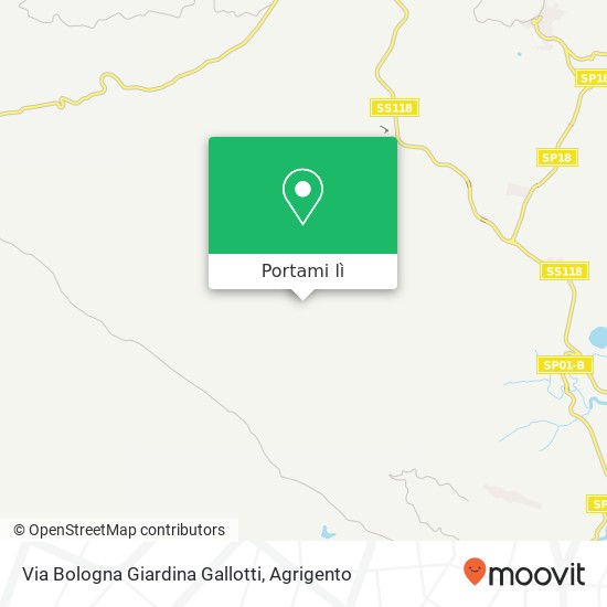 Mappa Via Bologna Giardina Gallotti