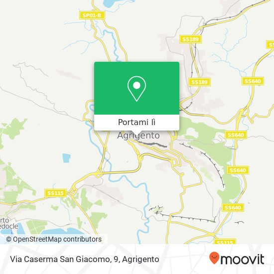 Mappa Via Caserma San Giacomo, 9