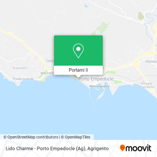 Mappa Lido Charme - Porto Empedocle (Ag)