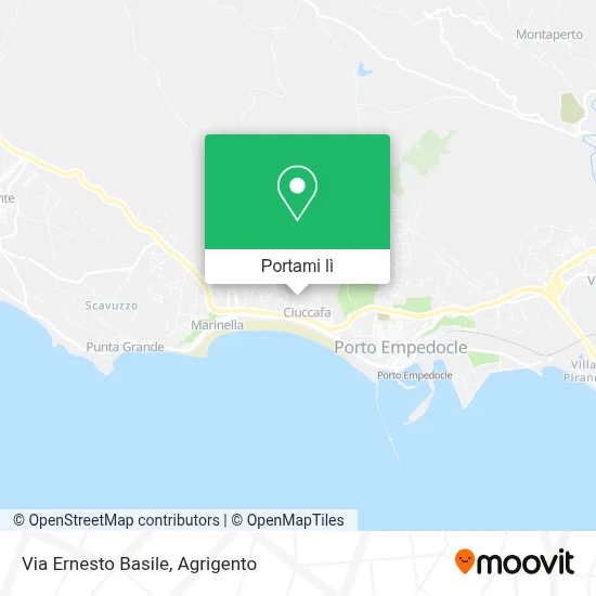 Mappa Via Ernesto Basile