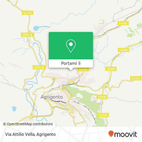 Mappa Via Attilio Vella