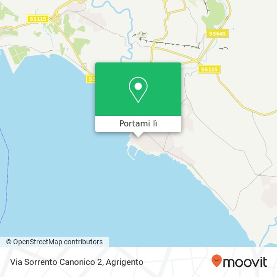 Mappa Via Sorrento Canonico  2