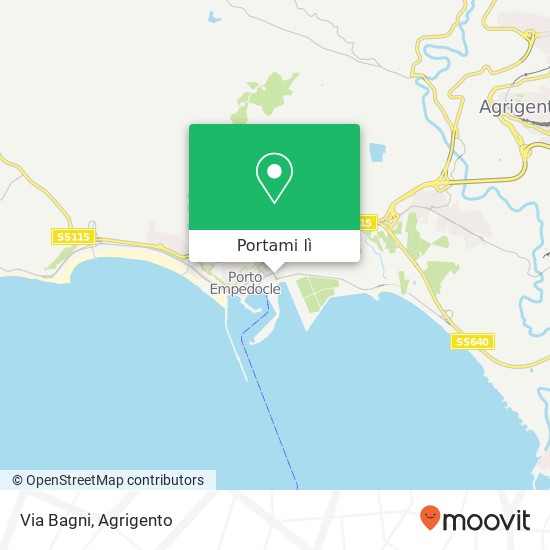 Mappa Via Bagni