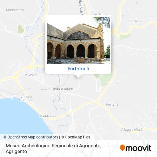 Mappa Museo Archeologico Regionale di Agrigento