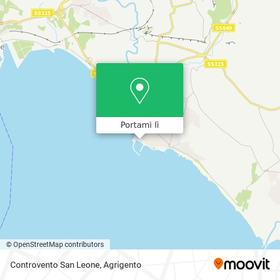 Mappa Controvento San Leone