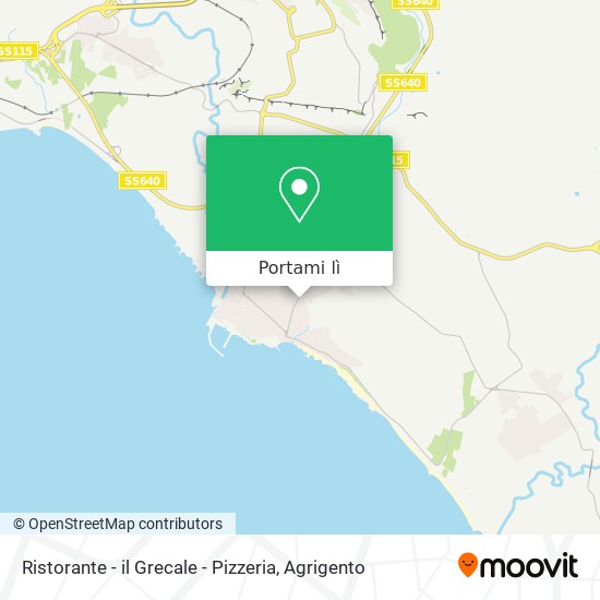 Mappa Ristorante - il Grecale - Pizzeria