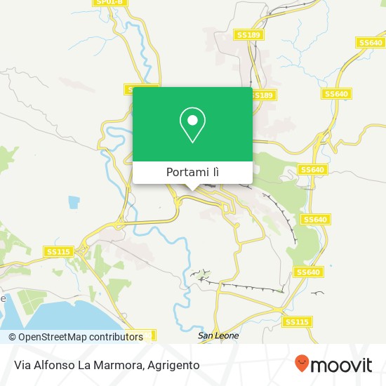 Mappa Via Alfonso La Marmora