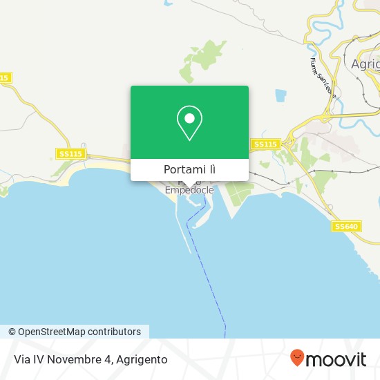 Mappa Via IV Novembre 4