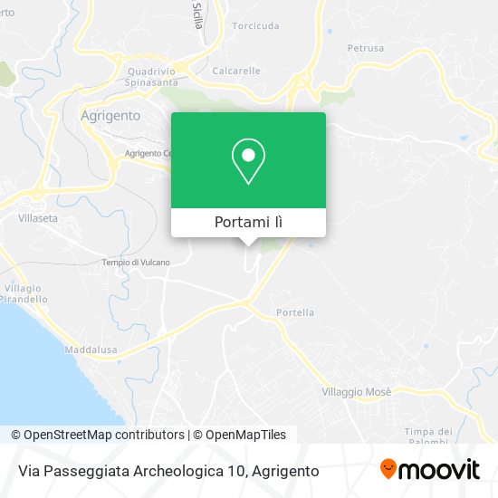 Mappa Via Passeggiata Archeologica 10