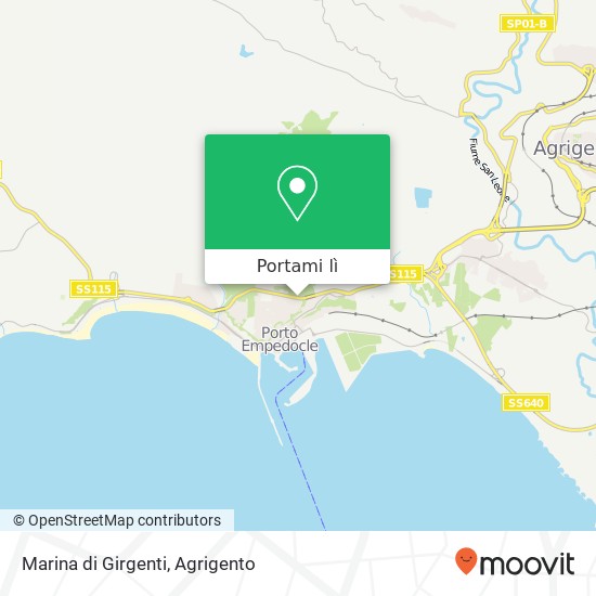 Mappa Marina di Girgenti