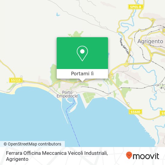 Mappa Ferrara Officina Meccanica Veicoli Industriali