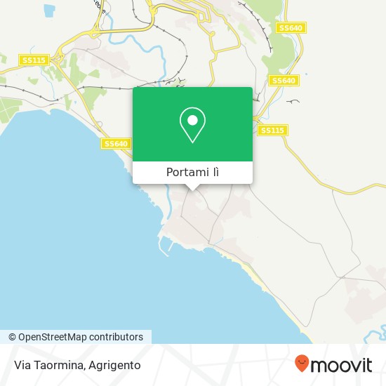 Mappa Via Taormina