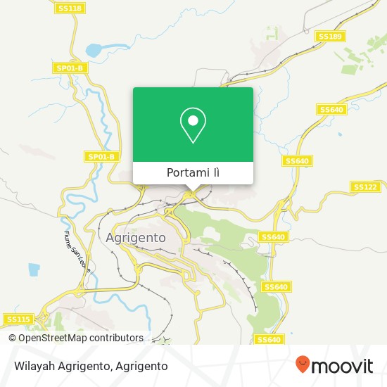 Mappa Wilayah Agrigento