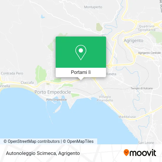 Mappa Autonoleggio Scimeca