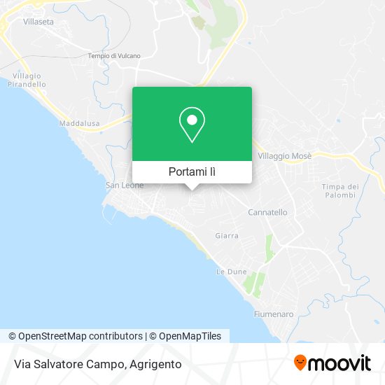 Mappa Via Salvatore Campo