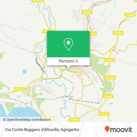 Mappa Via Conte Ruggero d'Altavilla