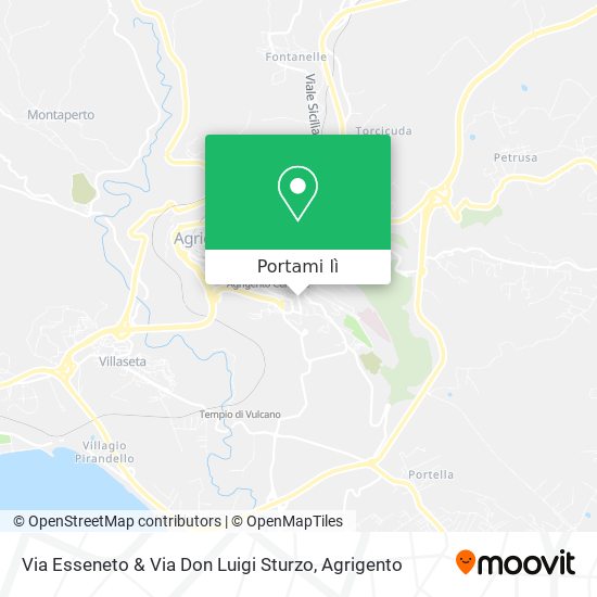 Mappa Via Esseneto & Via Don Luigi Sturzo