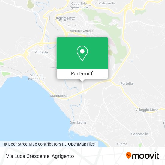 Mappa Via Luca Crescente