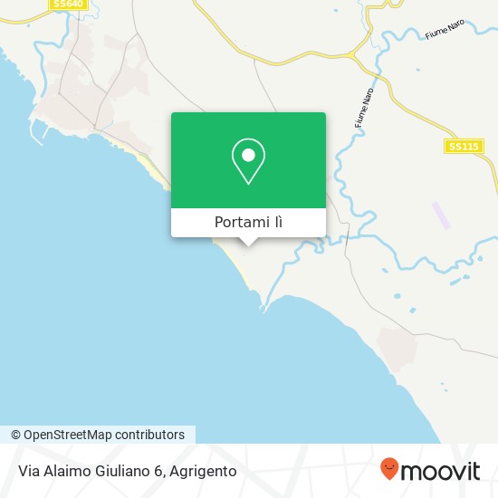 Mappa Via Alaimo Giuliano 6