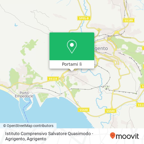 Mappa Istituto Comprensivo Salvatore Quasimodo - Agrigento