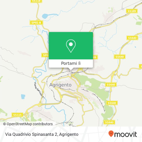 Mappa Via Quadrivio Spinasanta 2
