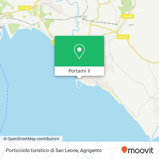 Mappa Porticciolo turistico di San Leone