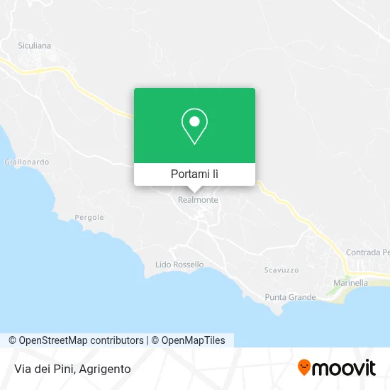 Mappa Via dei Pini