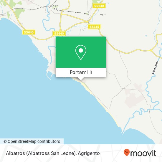 Mappa Albatros (Albatross San Leone)