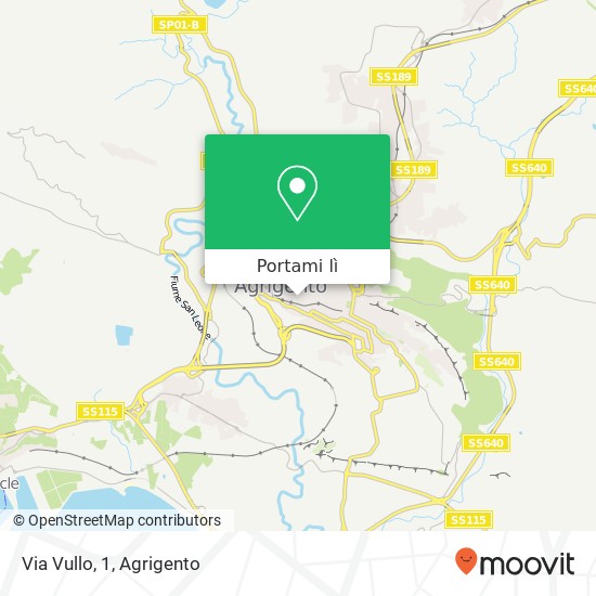 Mappa Via Vullo, 1