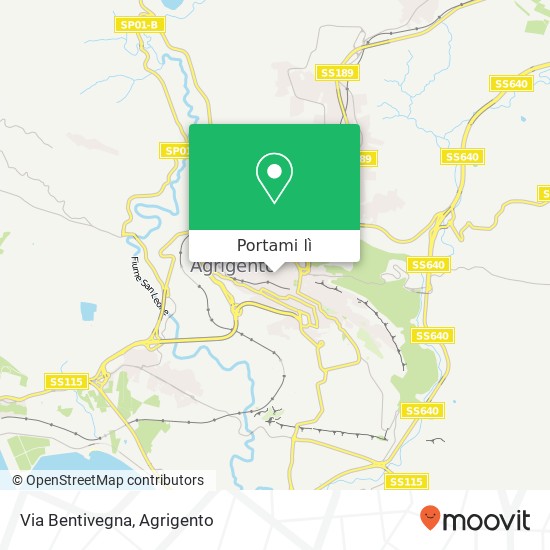 Mappa Via Bentivegna
