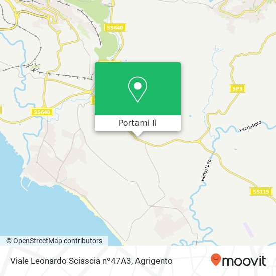 Mappa Viale Leonardo Sciascia nº47A3