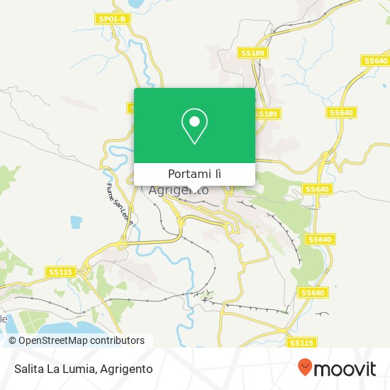 Mappa Salita La Lumia