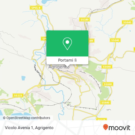 Mappa Vicolo Avenia 1